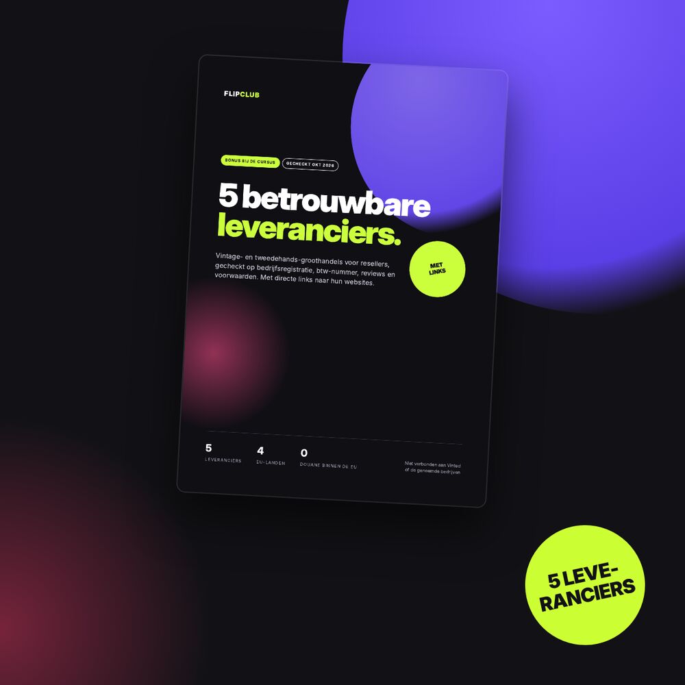 5 betrouwbare leveranciers – Exclusieve lijst